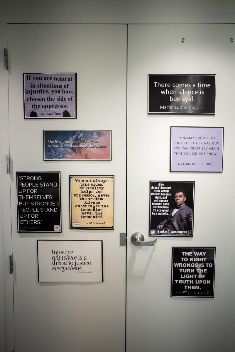 Significant quotes made into posters