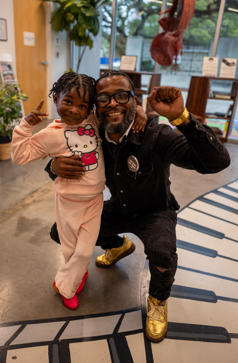 Jerome Morgan with his precious daughter