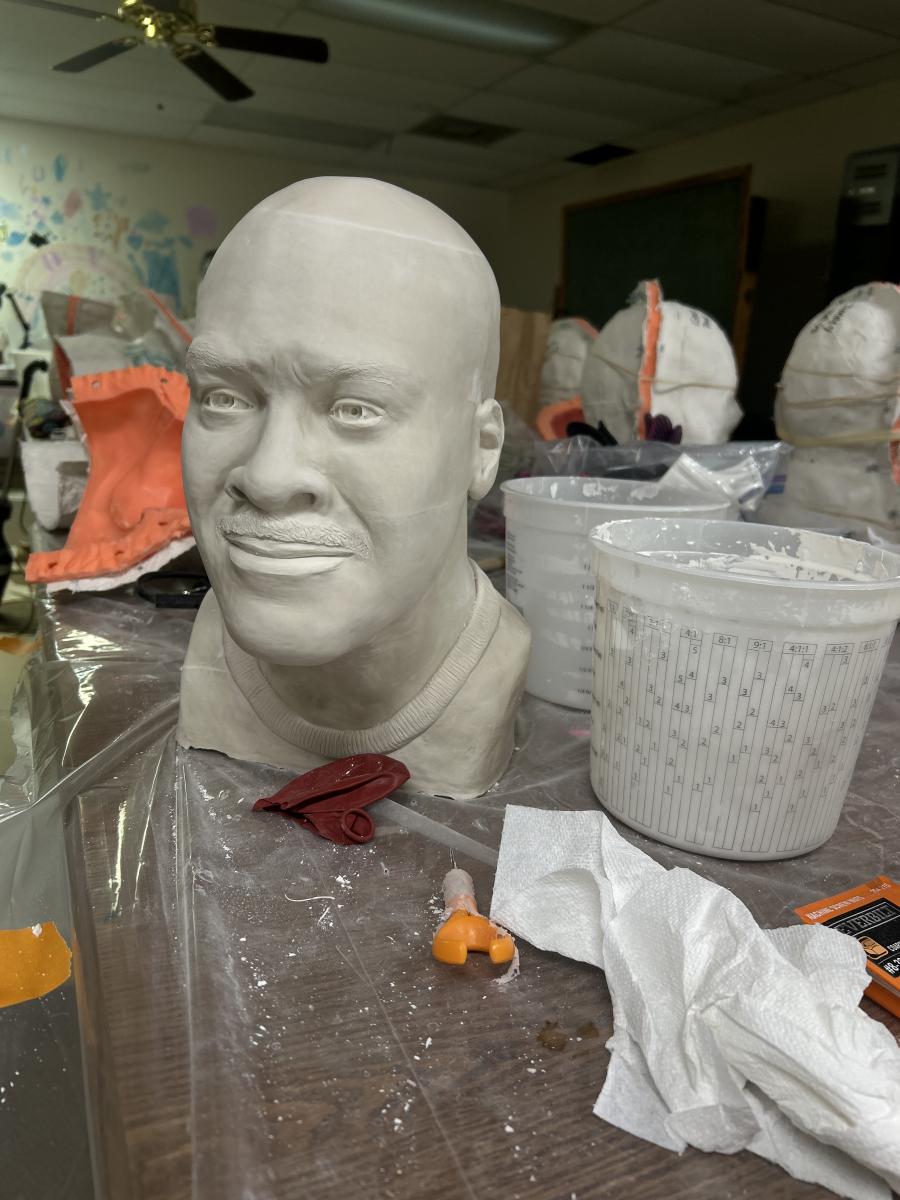 Malcolm Alexander out of his mold