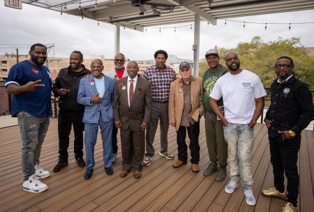 The guys who came to the opening reception minus Larry Moses who had to leave early