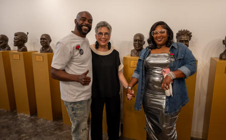 Robert Jones with Becky Gottegen and his wife Kendra