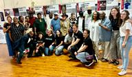 IPNO staff and clients with artist Becky Gottsegen