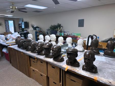 More painting of the castings