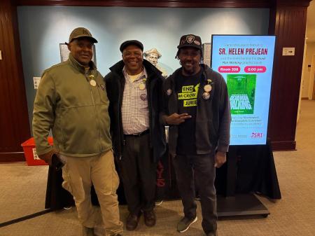 Raymond Flanks, Calvin Duncan and Larry Delmore, three of the honorees.